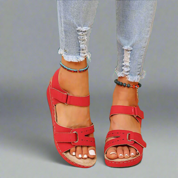 Gudula | Elegant orthopaedic sandals made from soft premium material for pain-free summer days