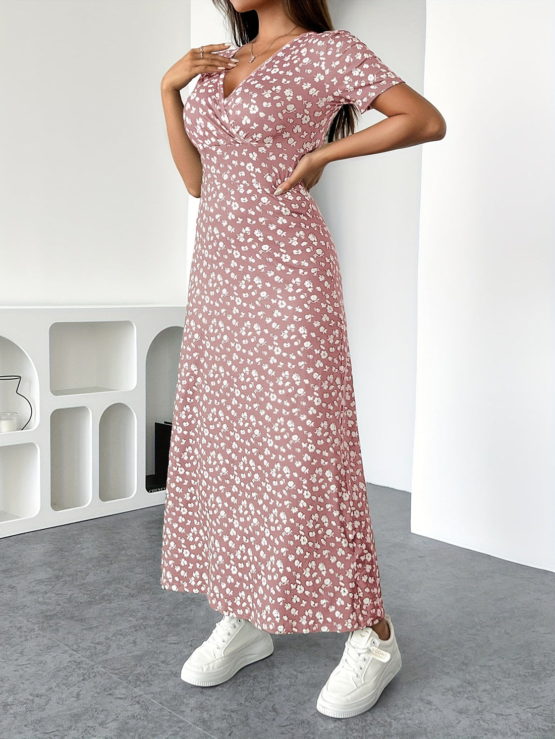 Sandra | Elegant Floral Dress