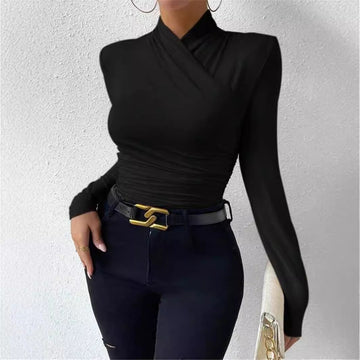 Angela – Elegant Wrap-Style Top