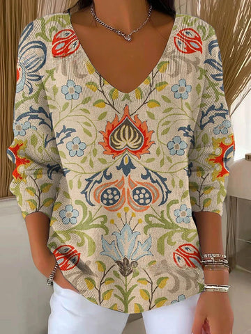 MARGAUX | Knitted Sweater with V-Neck