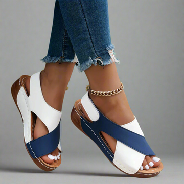 Alwine | Handcrafted Wedge Sandals Made from Premium Materials