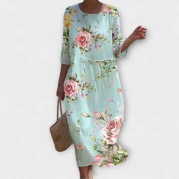 Sofie | Stylish Floral Midi Dress