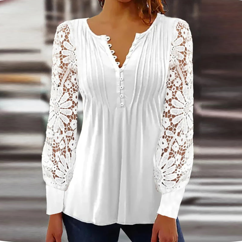 Mira | Sophisticated Long-Sleeve Blouse
