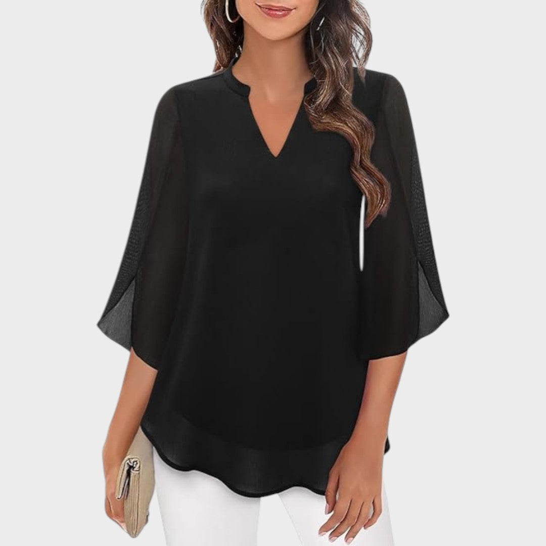 Lyanna – Flowing Split Sleeve Blouse